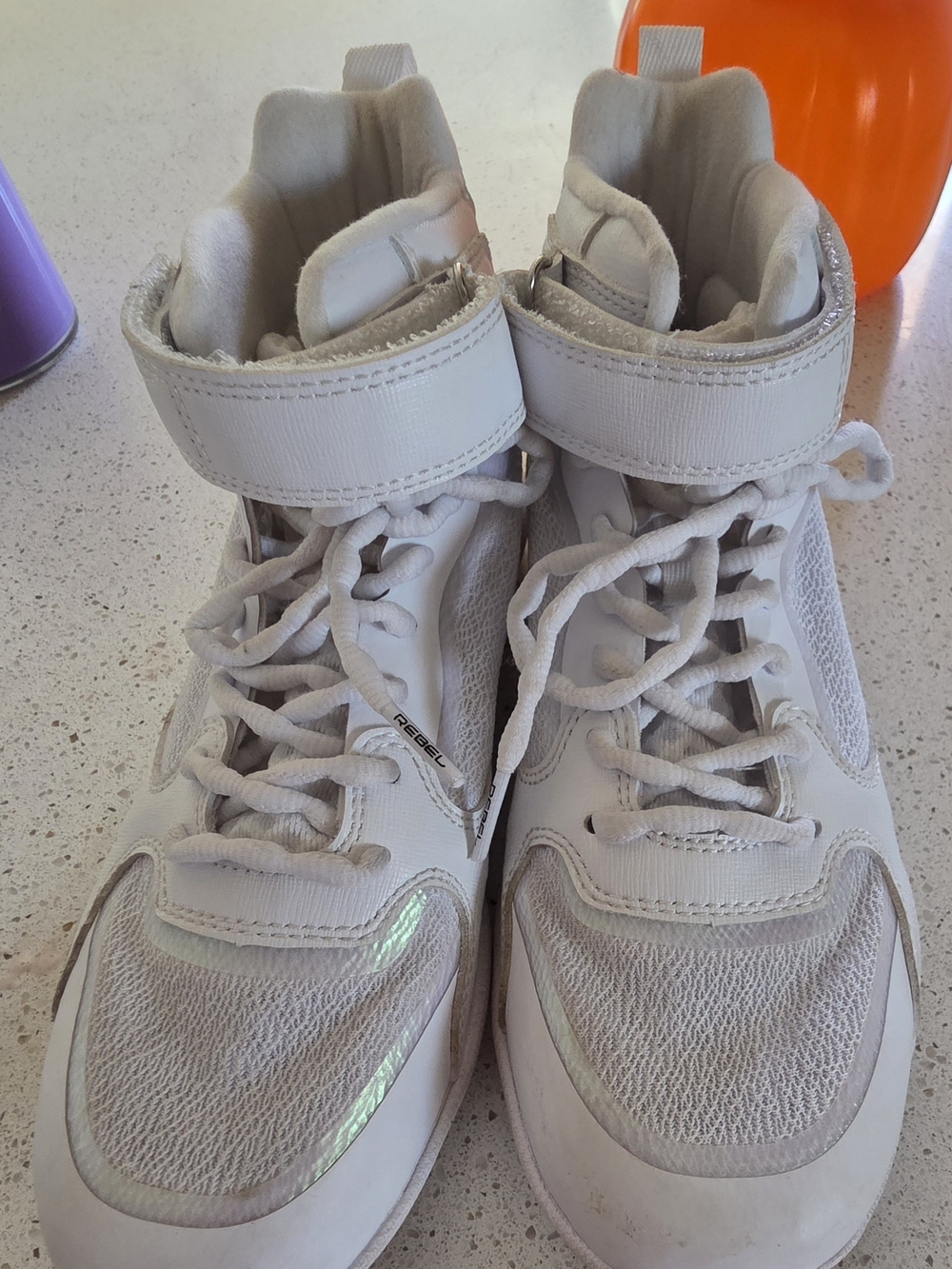 Rebel ROGUE High-Top Athletic Sneakers with Ankle Strap 7.5